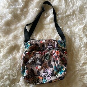 Lesportsac large zippered crossbody tote.
